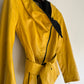 Rare design belted Leather jacket