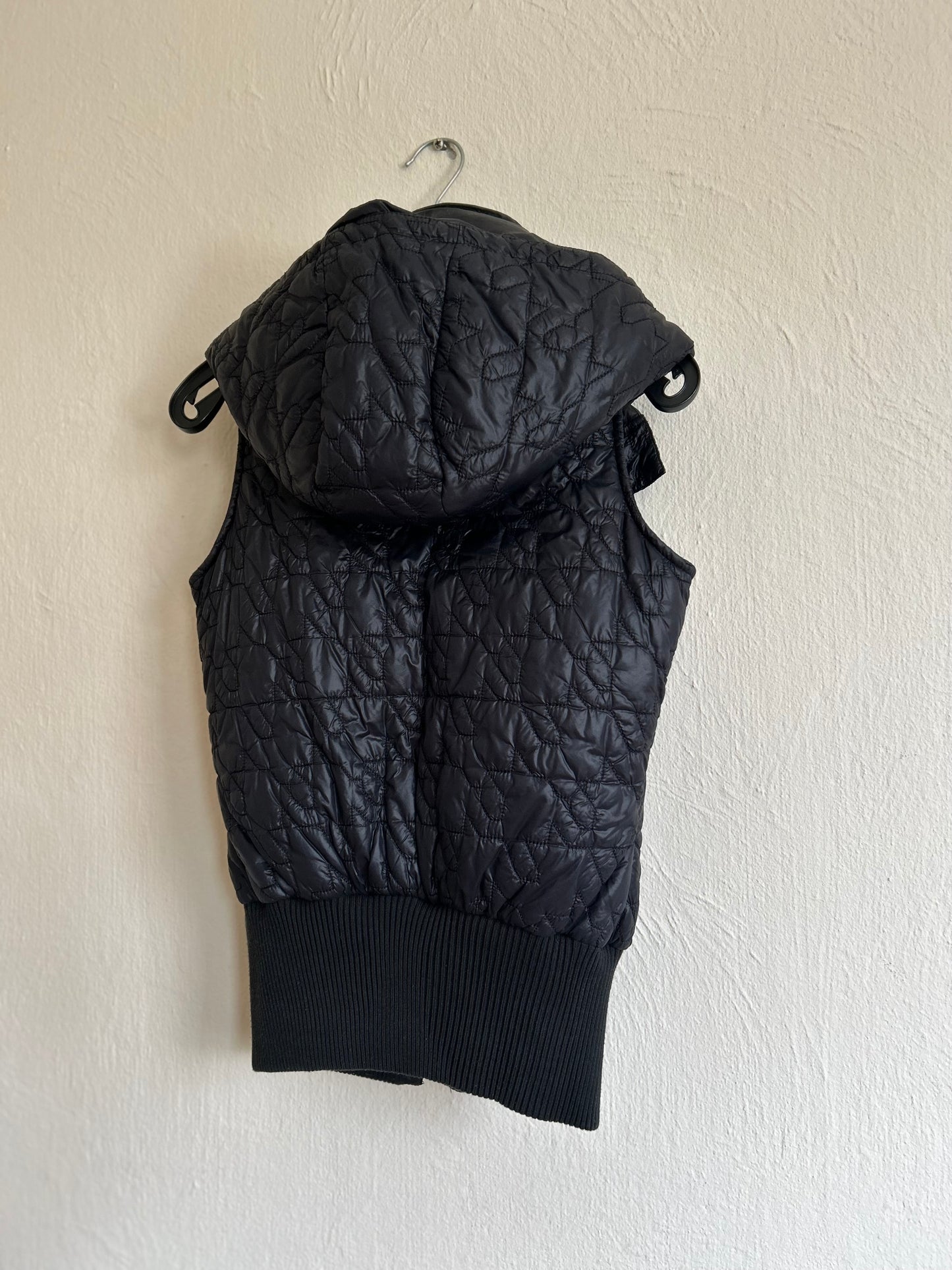 Dkny hoodie puffer vest