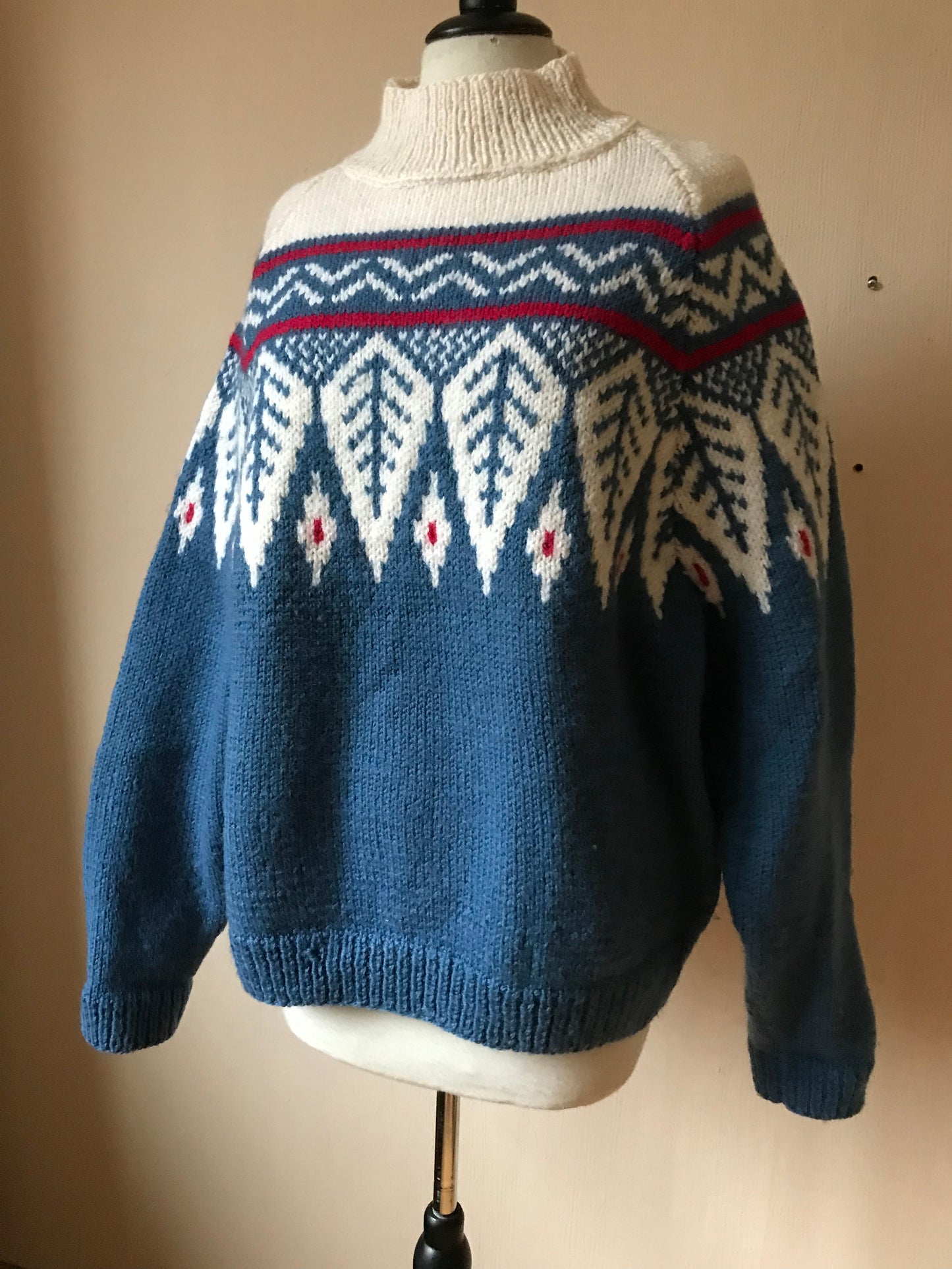 Nordic knit pullover