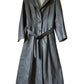 70s vintage belted leather trench