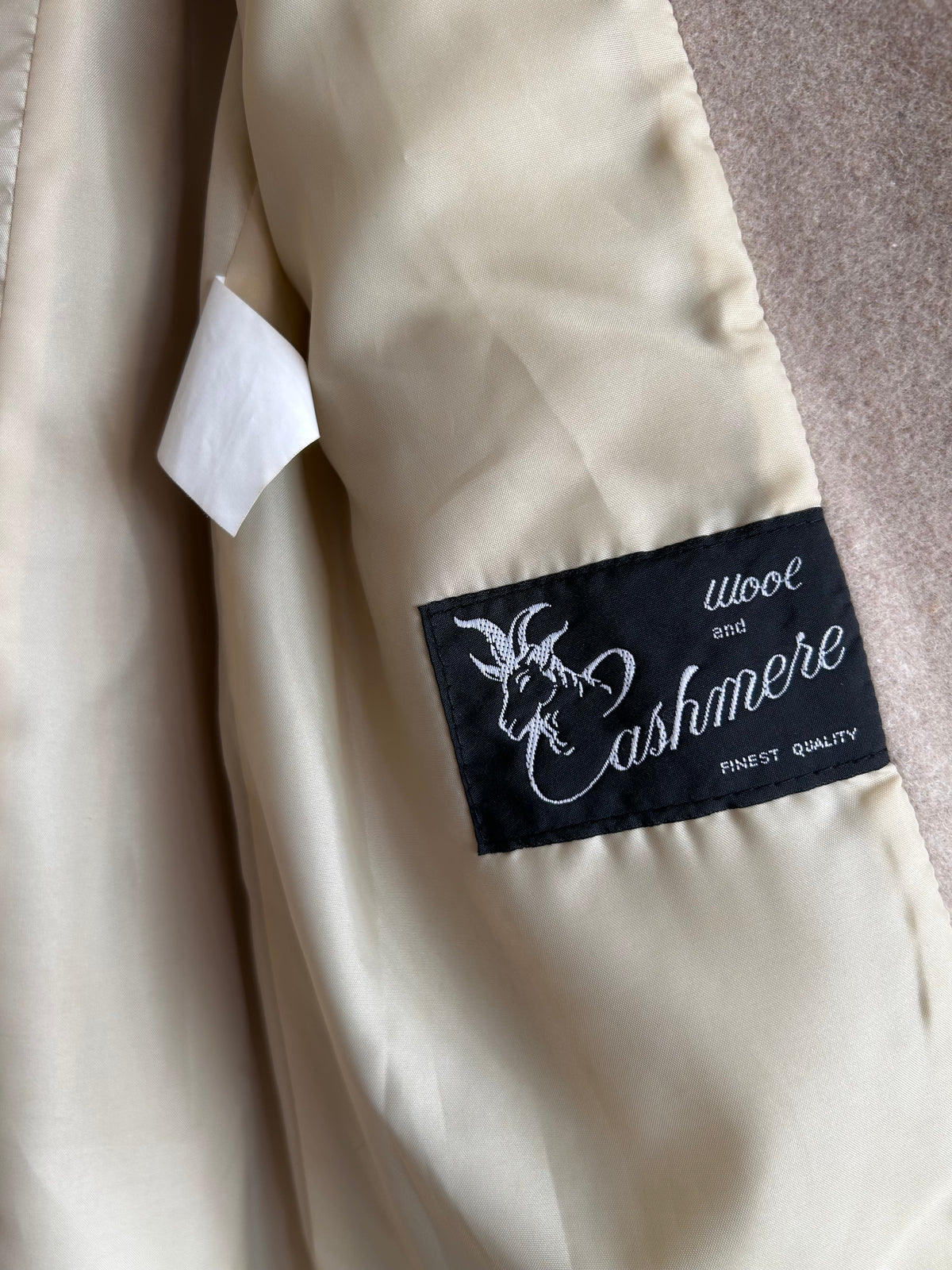 Vintage wool & cashmere coat
