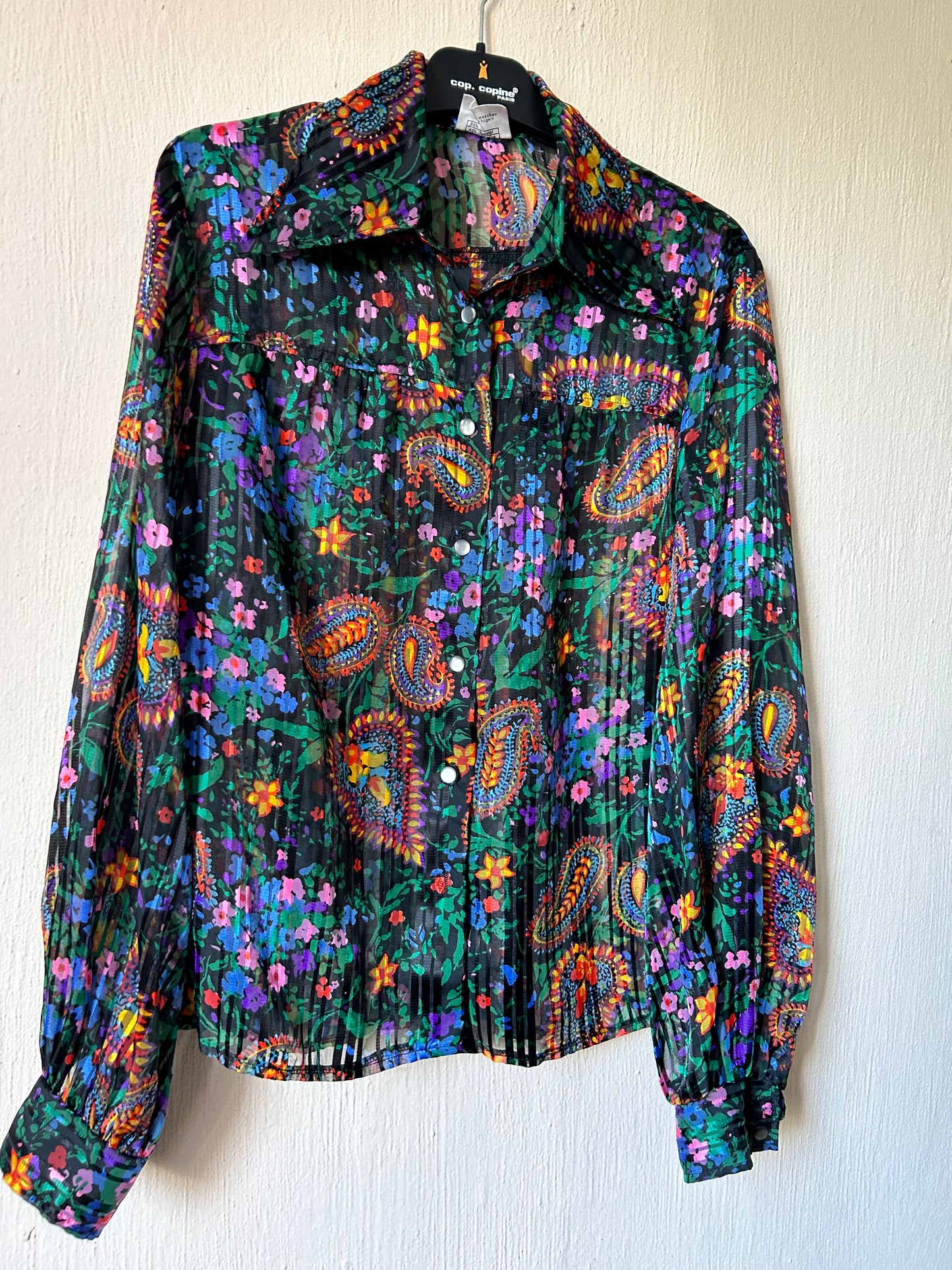 70s Arnell dagger blouse