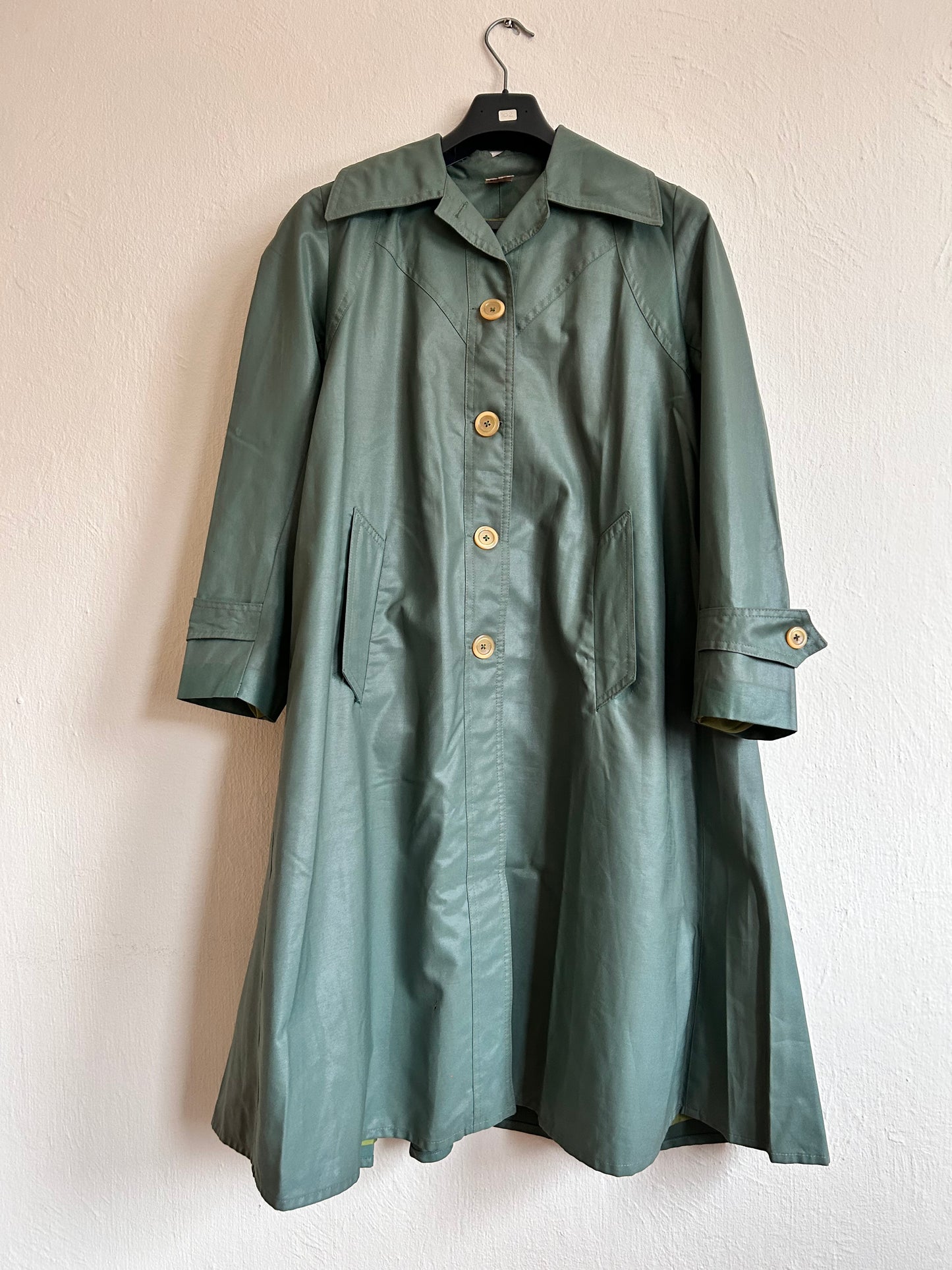 70s Vintage maxi trench-coat