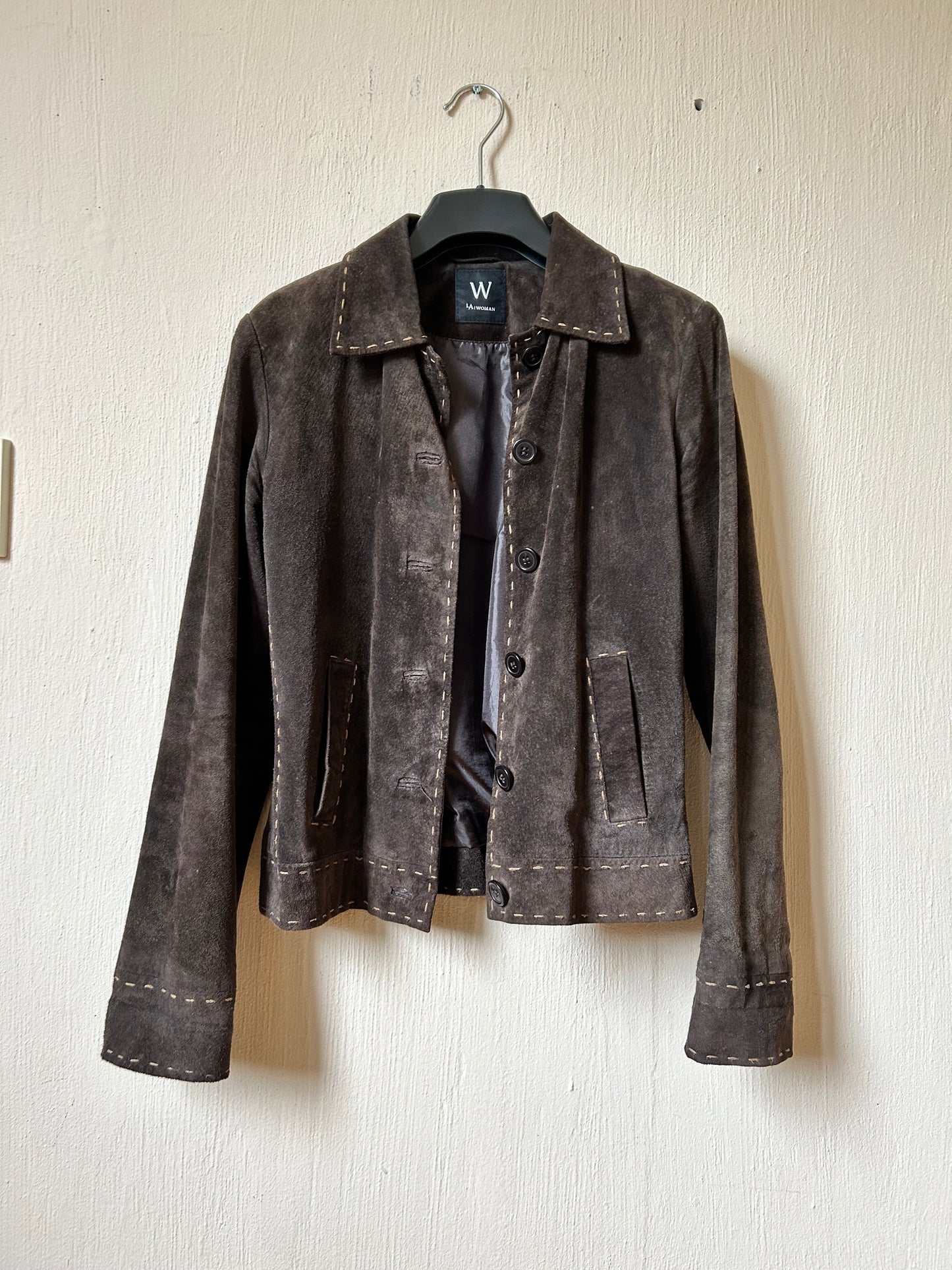 Vintage brown suede jacket