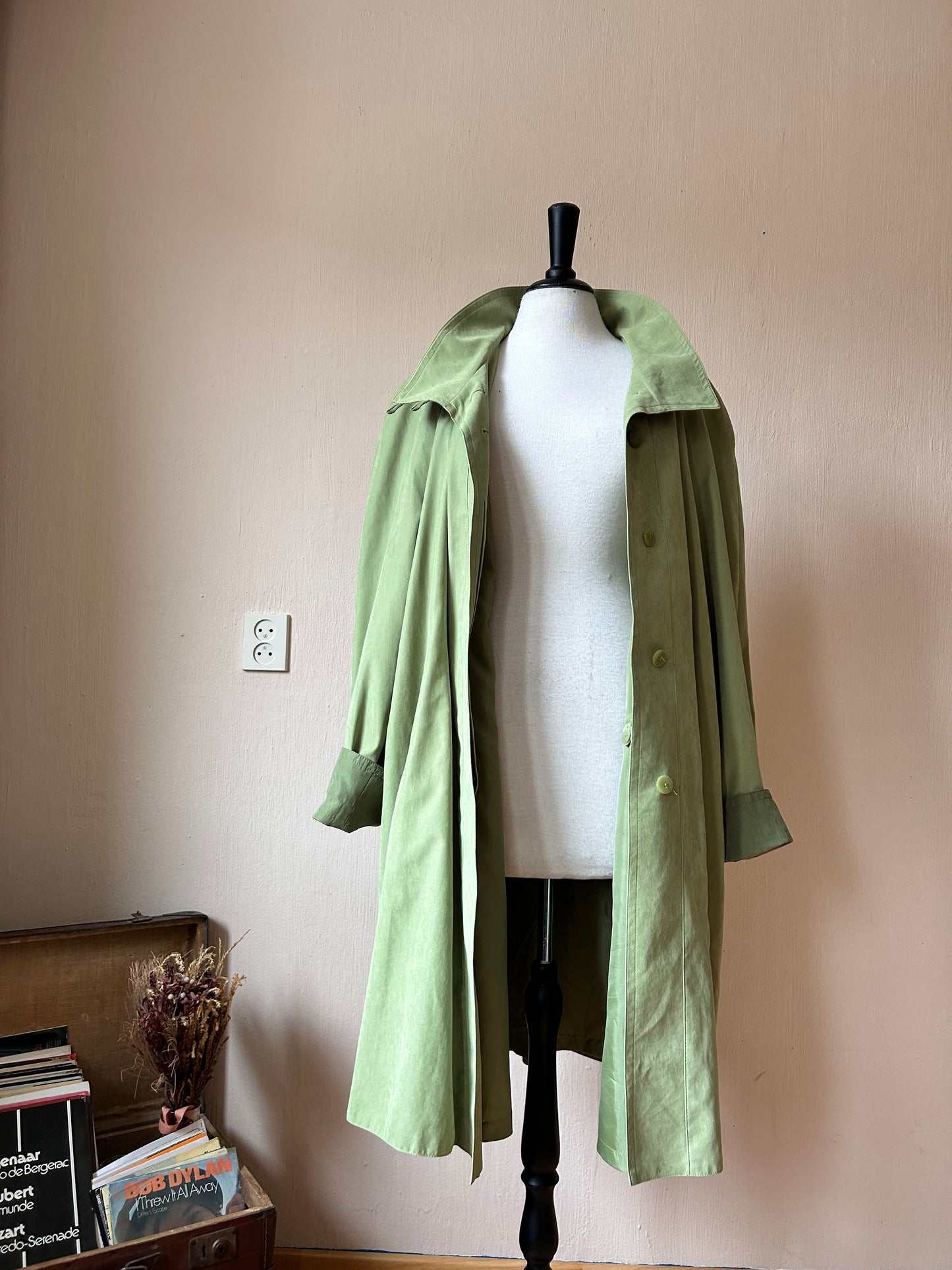 Vintage midi trench coat