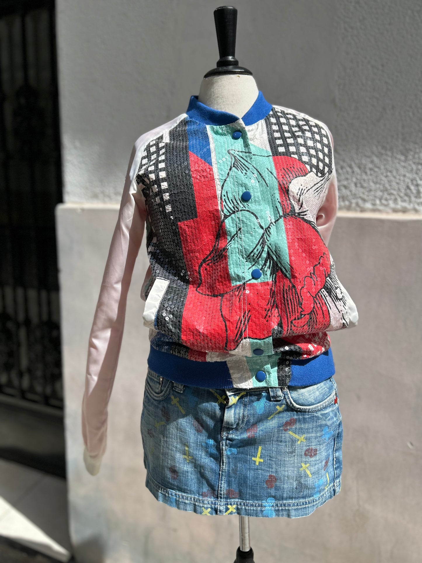 Gsus sequin bomber (M)