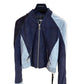 Karl Lagerfeld Colorblock Suede Bomber Jacket - EU 34 / FR 36 / IT 40⁠