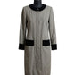 Vintage Givenchy Paris Houndstooth wool Midi Dress