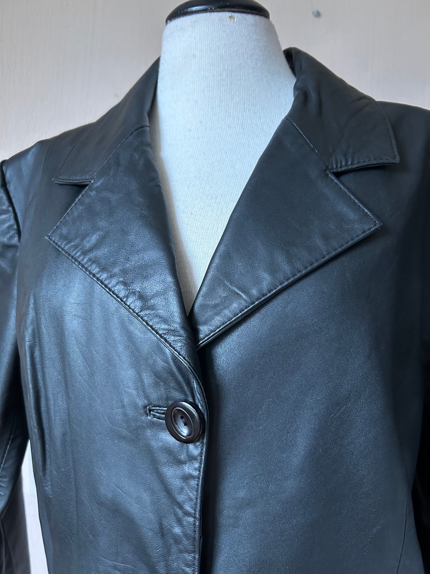 Vintage leather coat