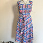 Vintage tie belt dress 70s