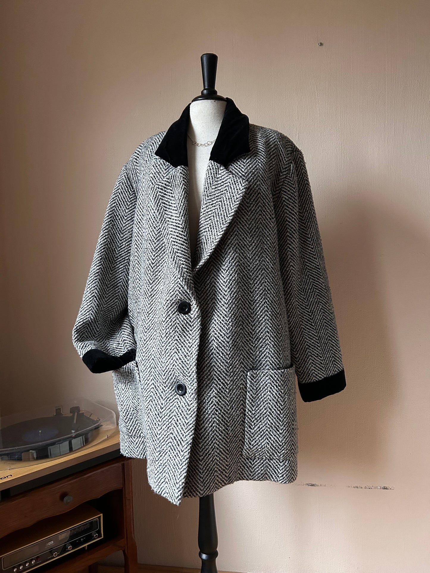 90s Vintage wool coat