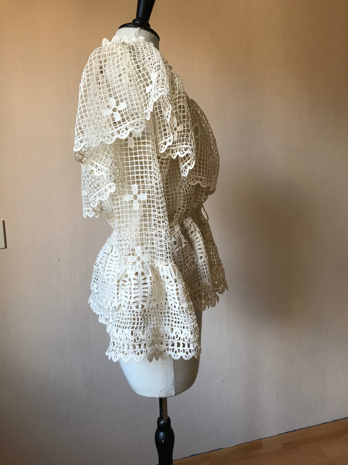 Vintage crochet blouse