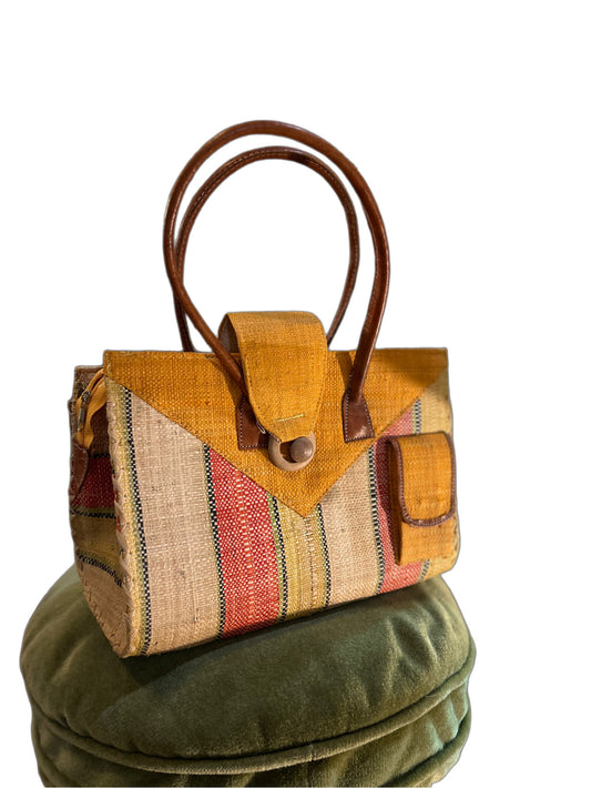 Vintage straw bag