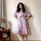 90s Vintage belted dress