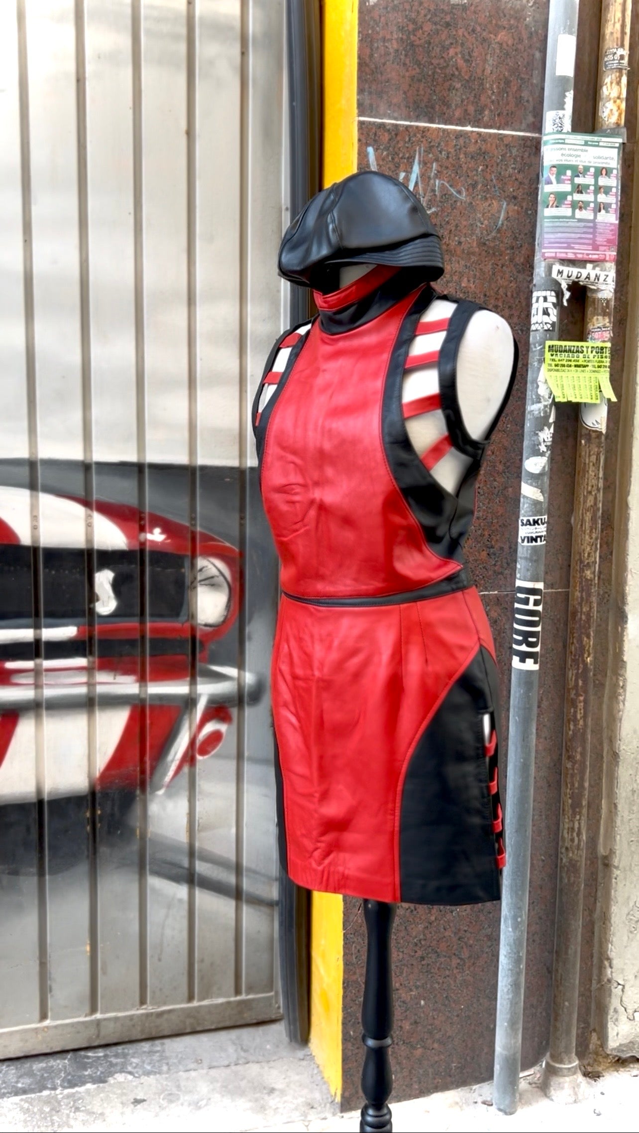Vintage leather set