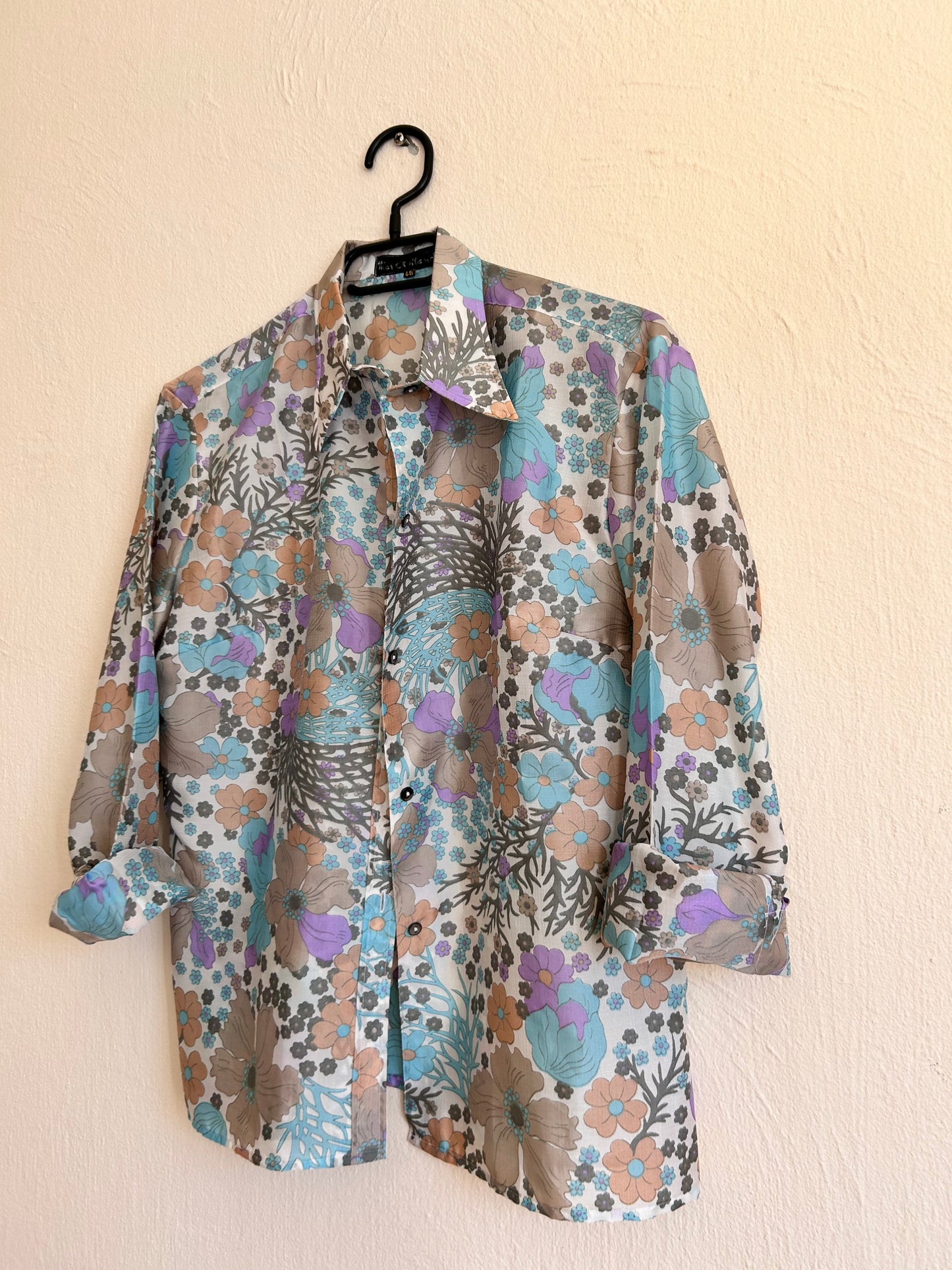 70s dagger collar shirt