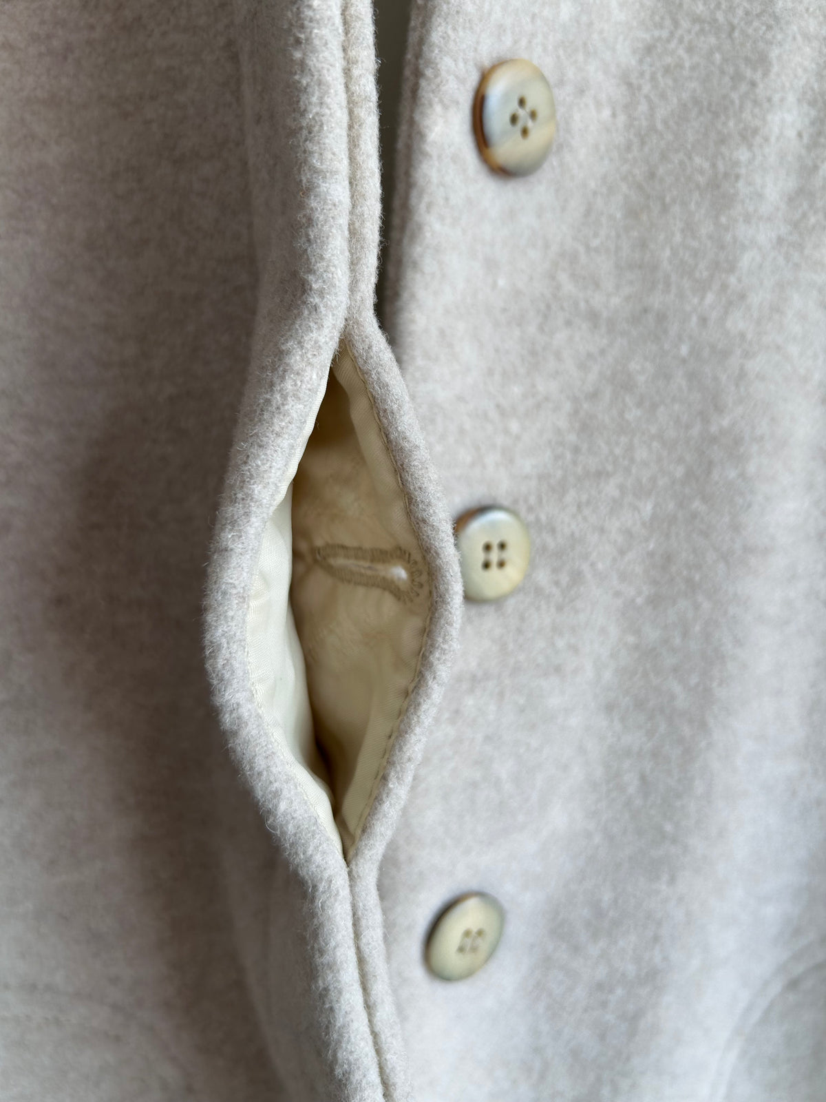 Vintage wool & cashmere coat