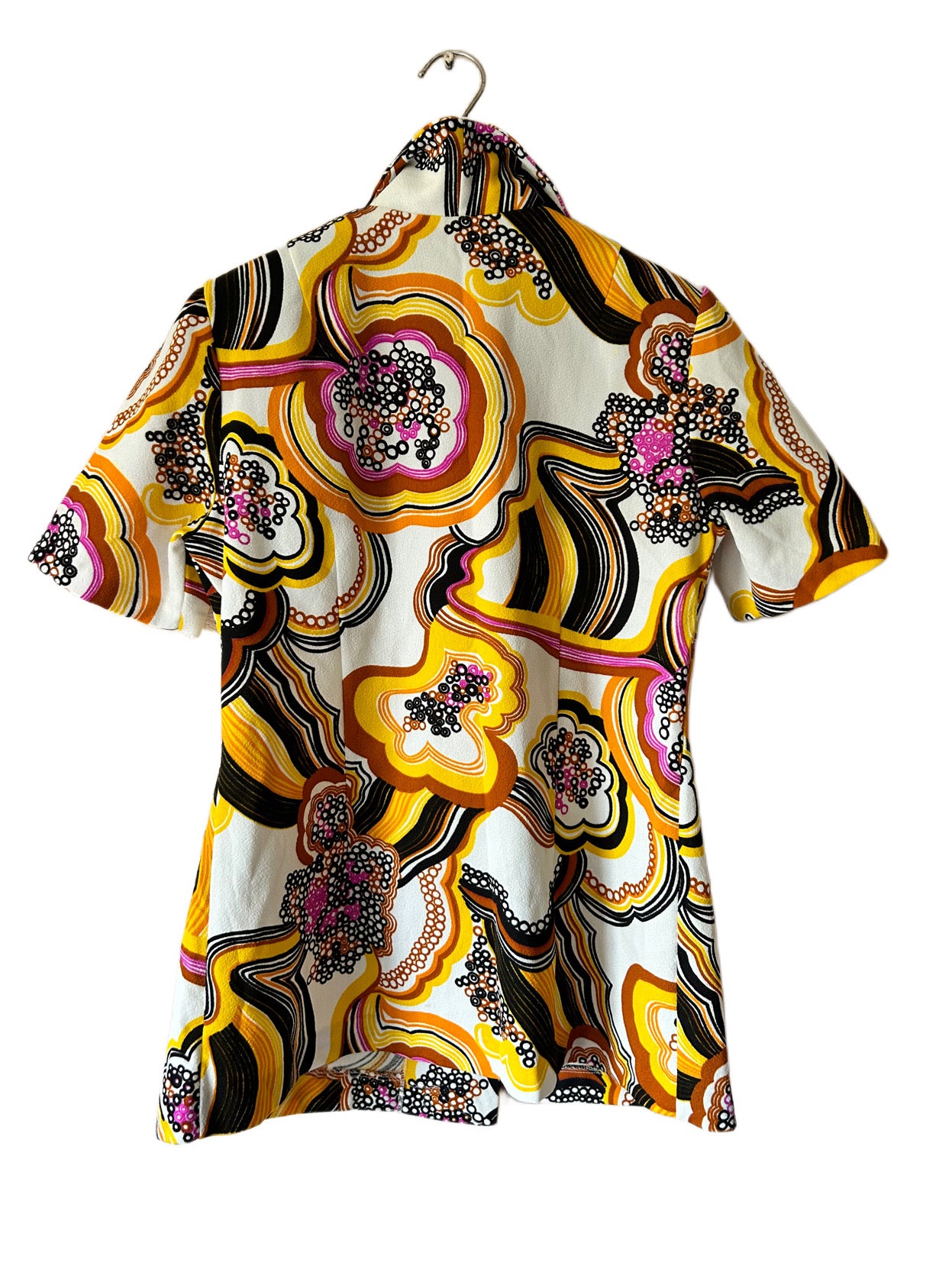 70s retro print shirt