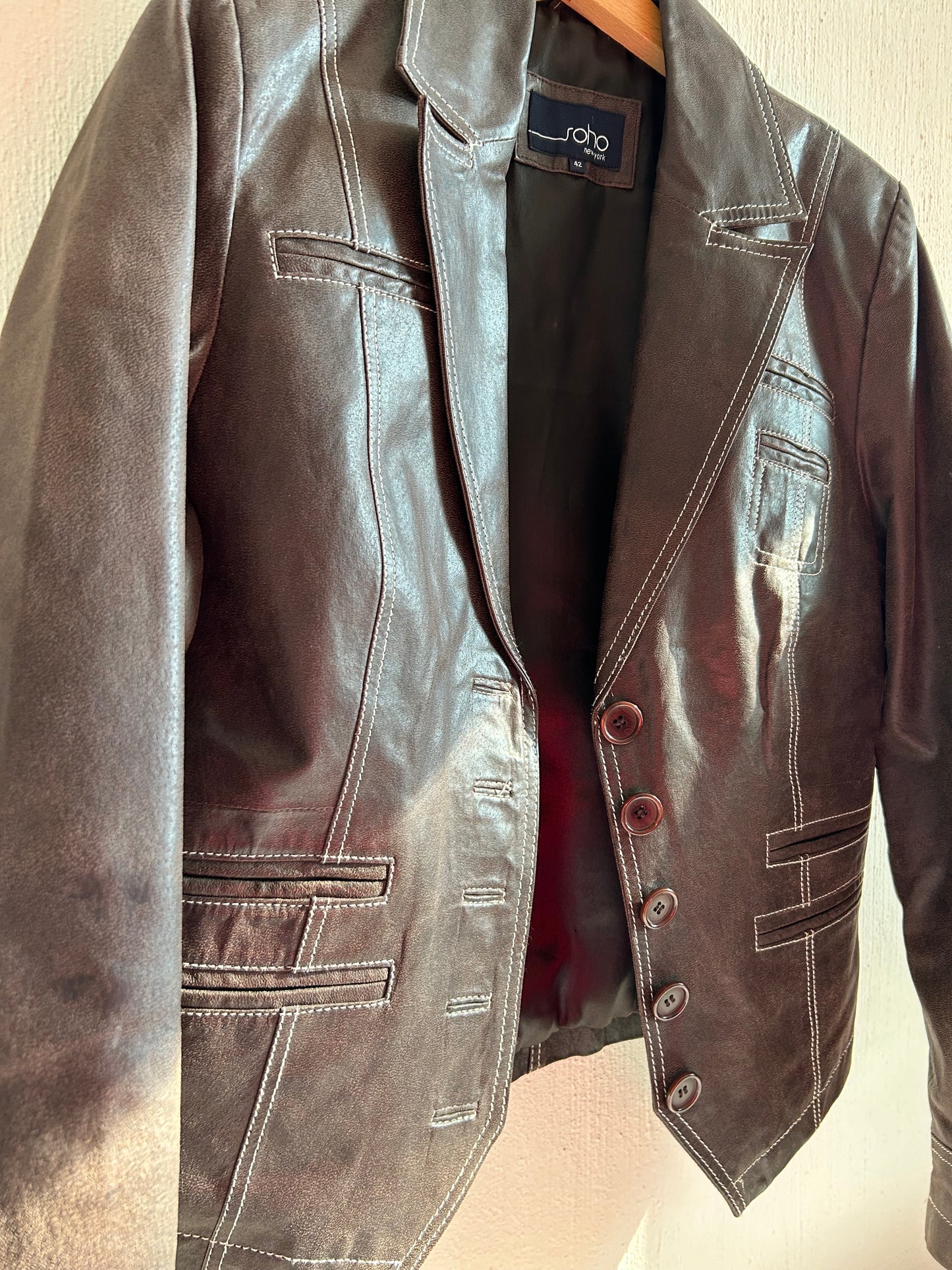 Soho NY leather jacket