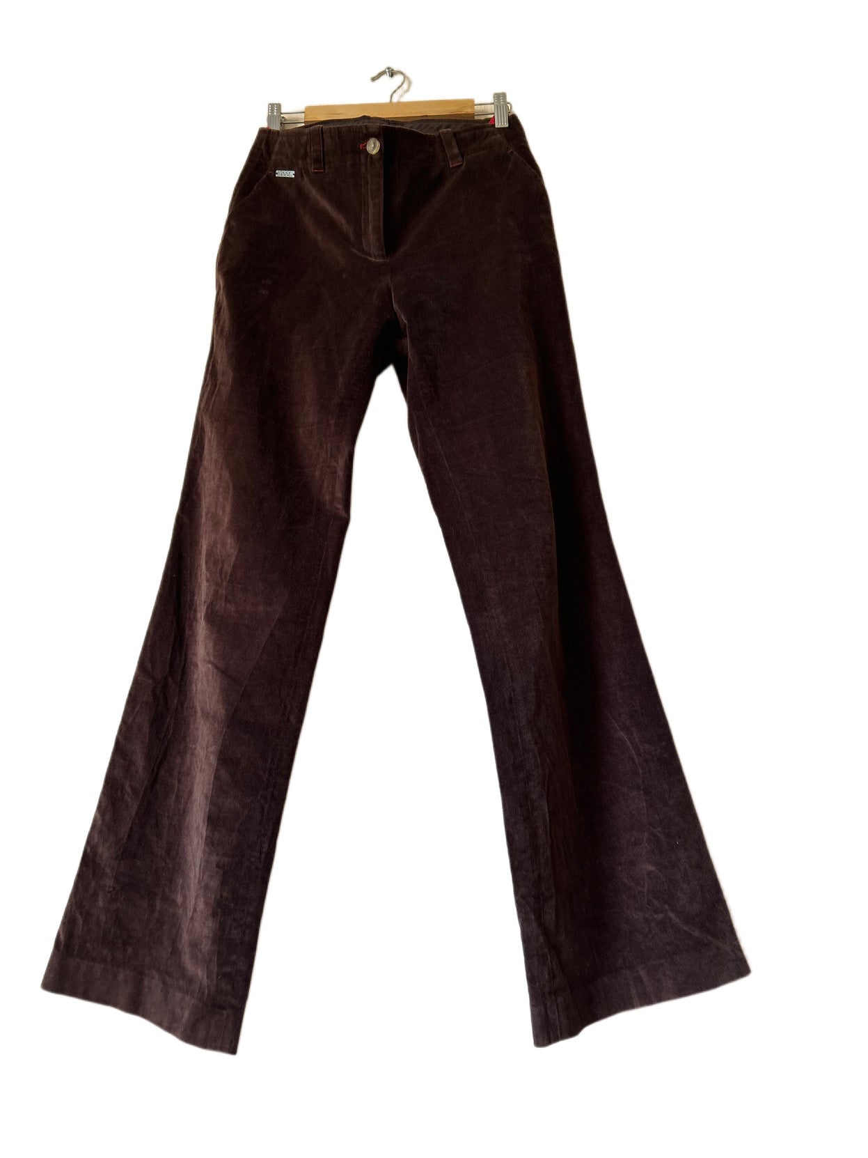 Carolina Herrera velvet flared trousers