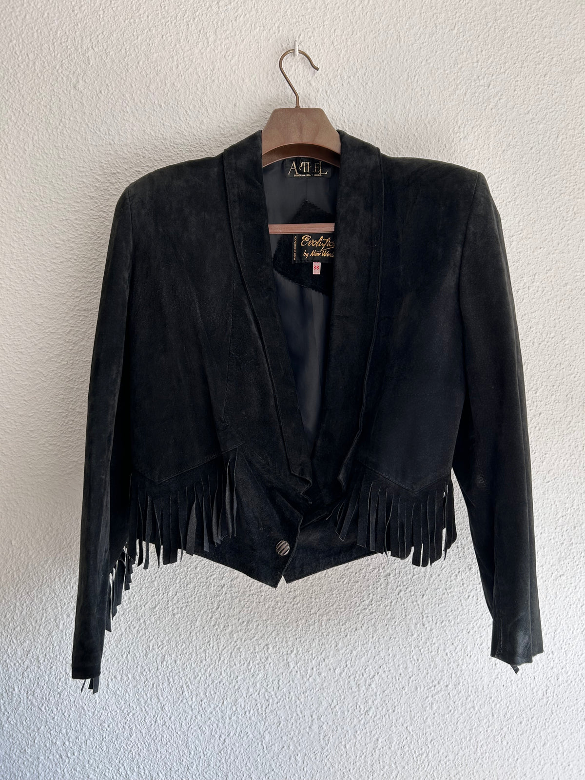 Vintage Fringe Suede jacket M