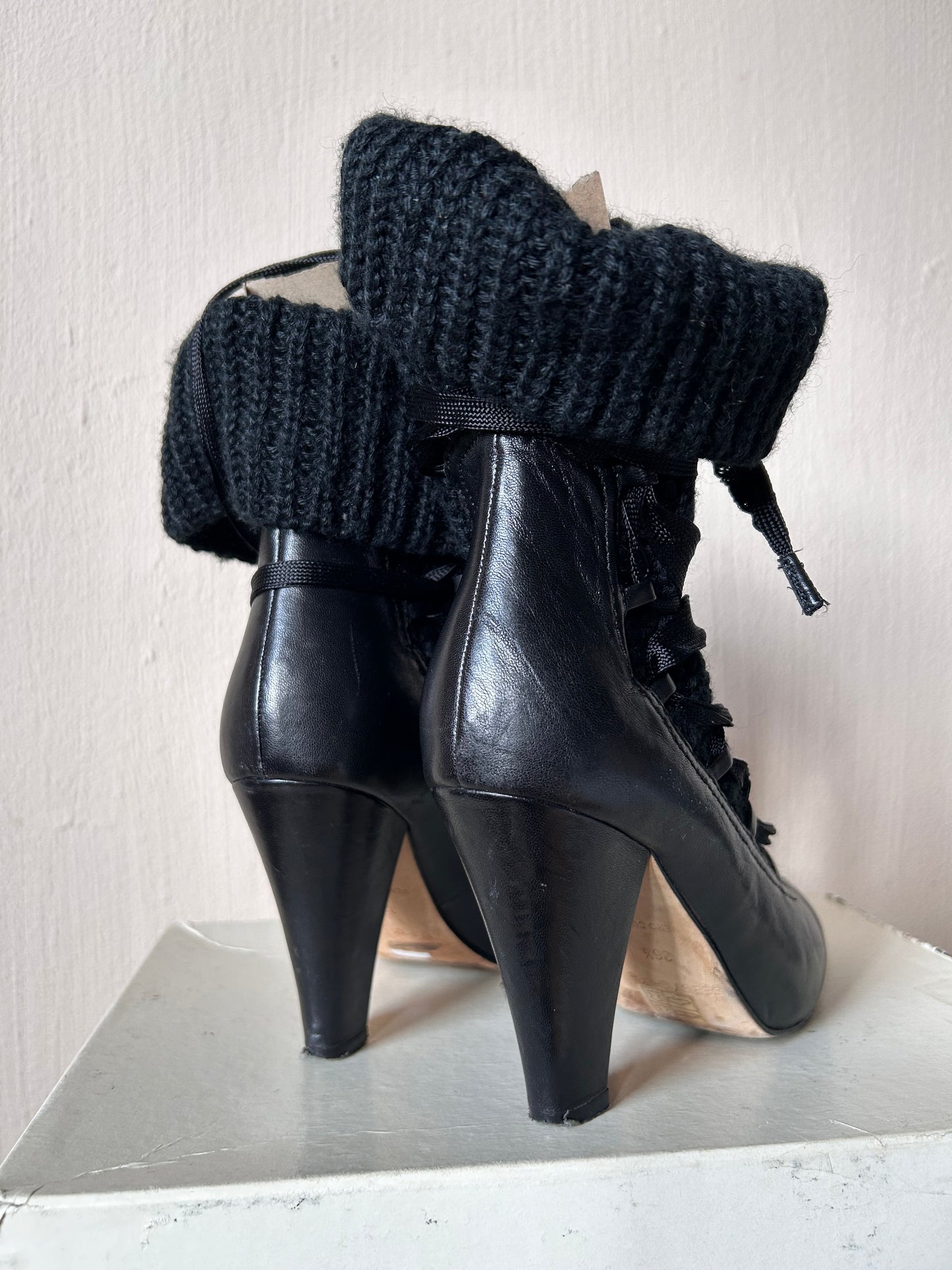 See by chloe lace up boots