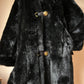 Faux fur hoodie coat L/XL