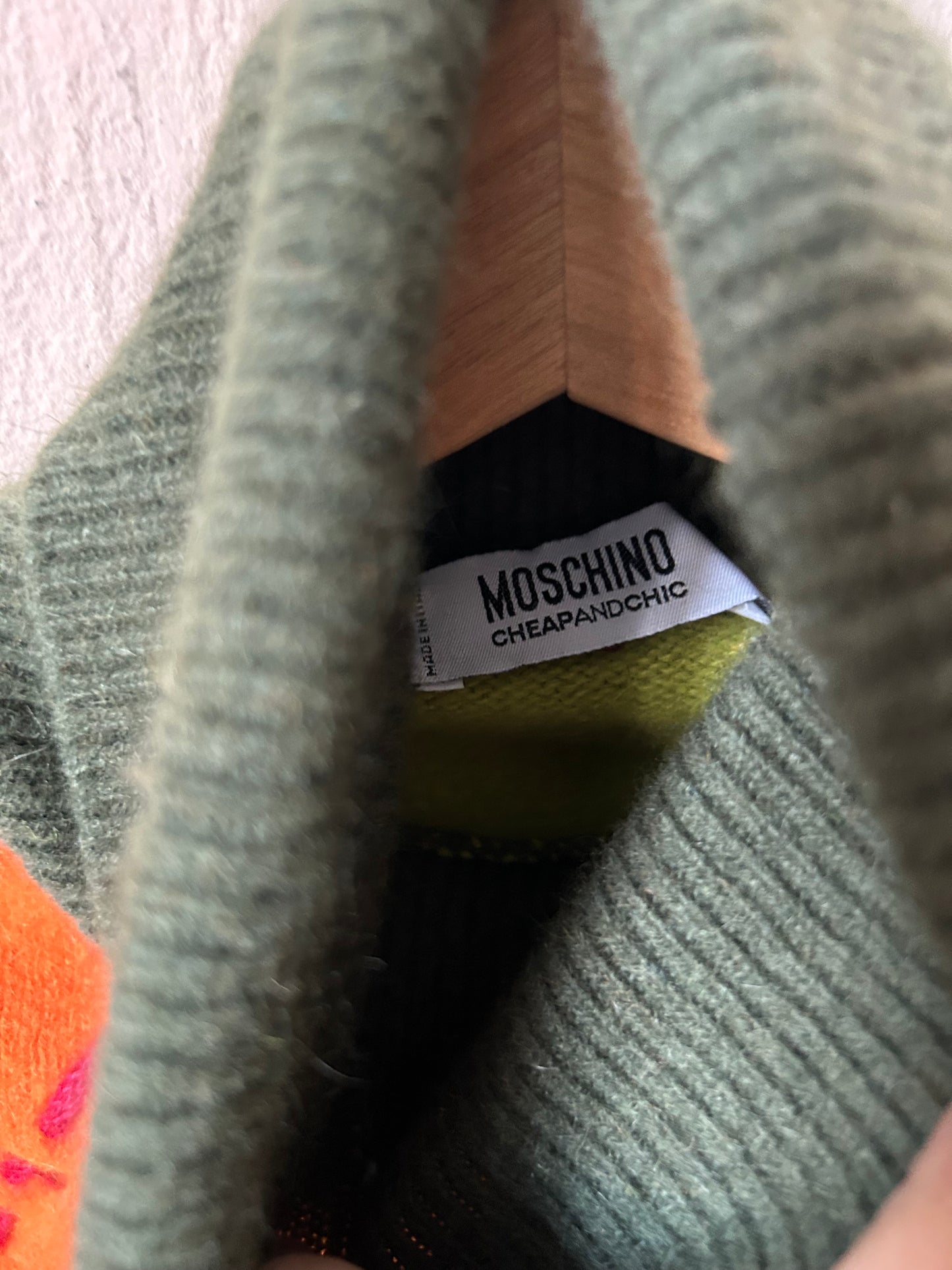 Moschino angora sweater