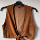 70s suede vest