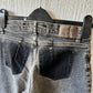 Vintage sequin flared jeans