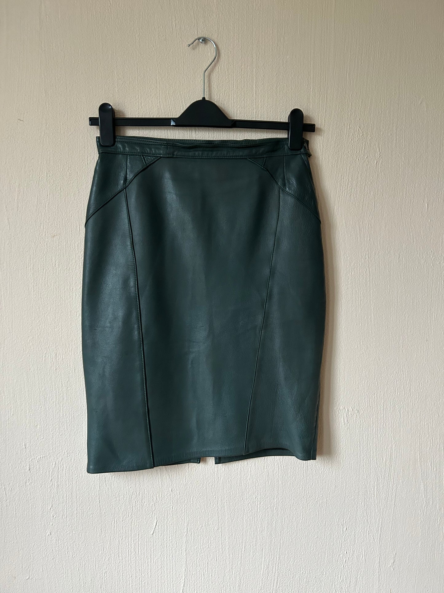 Vintage leather skirt