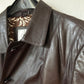 80s vintage leather coat