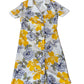 70s floral print dress