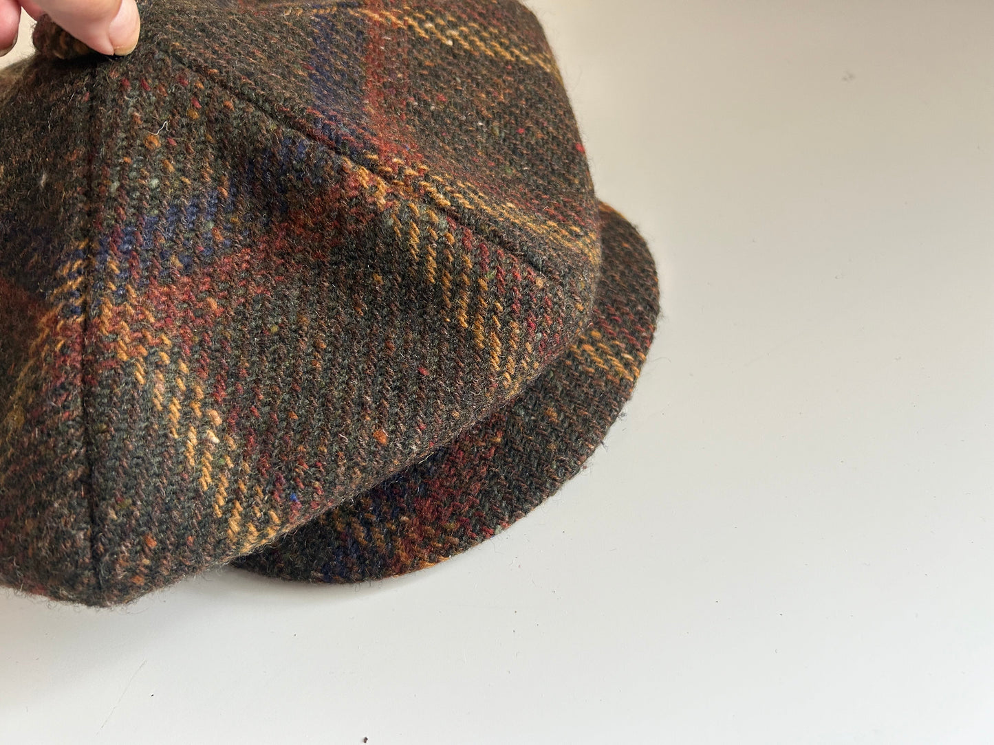 Vintage Donegal tweed cap