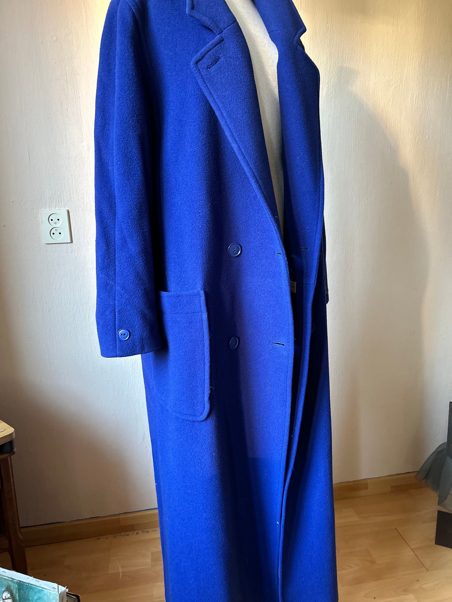 Vintage wool maxi coat