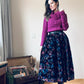 Vintage velvet skirt