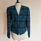 80s vintage wool crop blazer