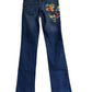 Vintage embroidered jeans