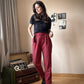 High waist carot pants