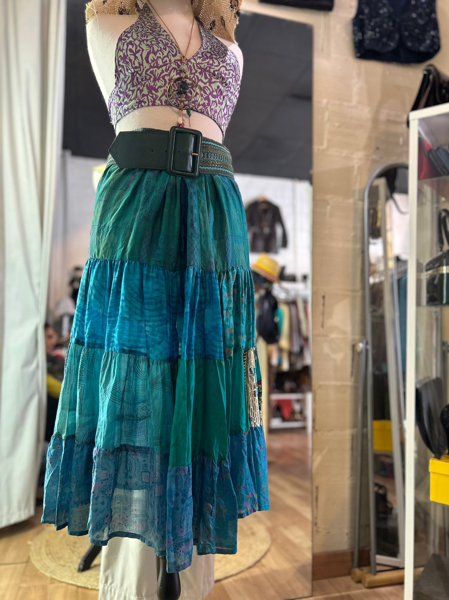 Vintage silk skirt
