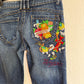 Vintage embroidered jeans