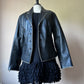 Vintage leather blazer