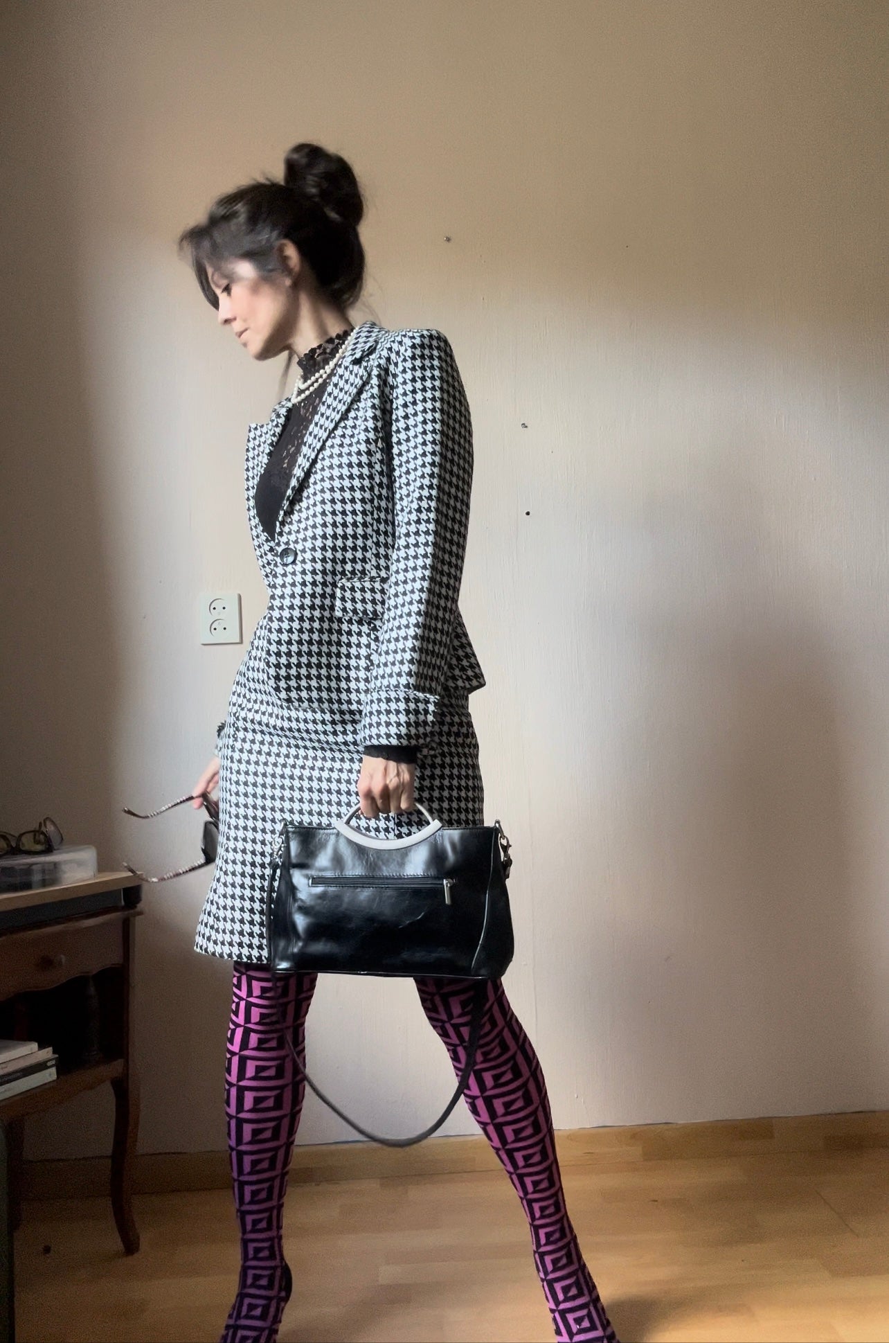 Houndstooth tailleur