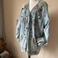 80s acid wash denim jacket