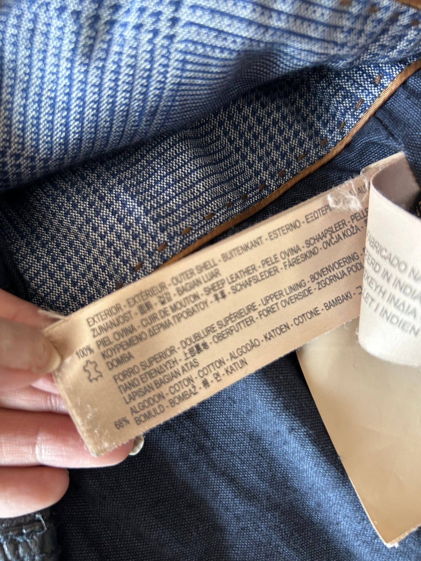 Massimo Dutti Leather jacket (Men-M)