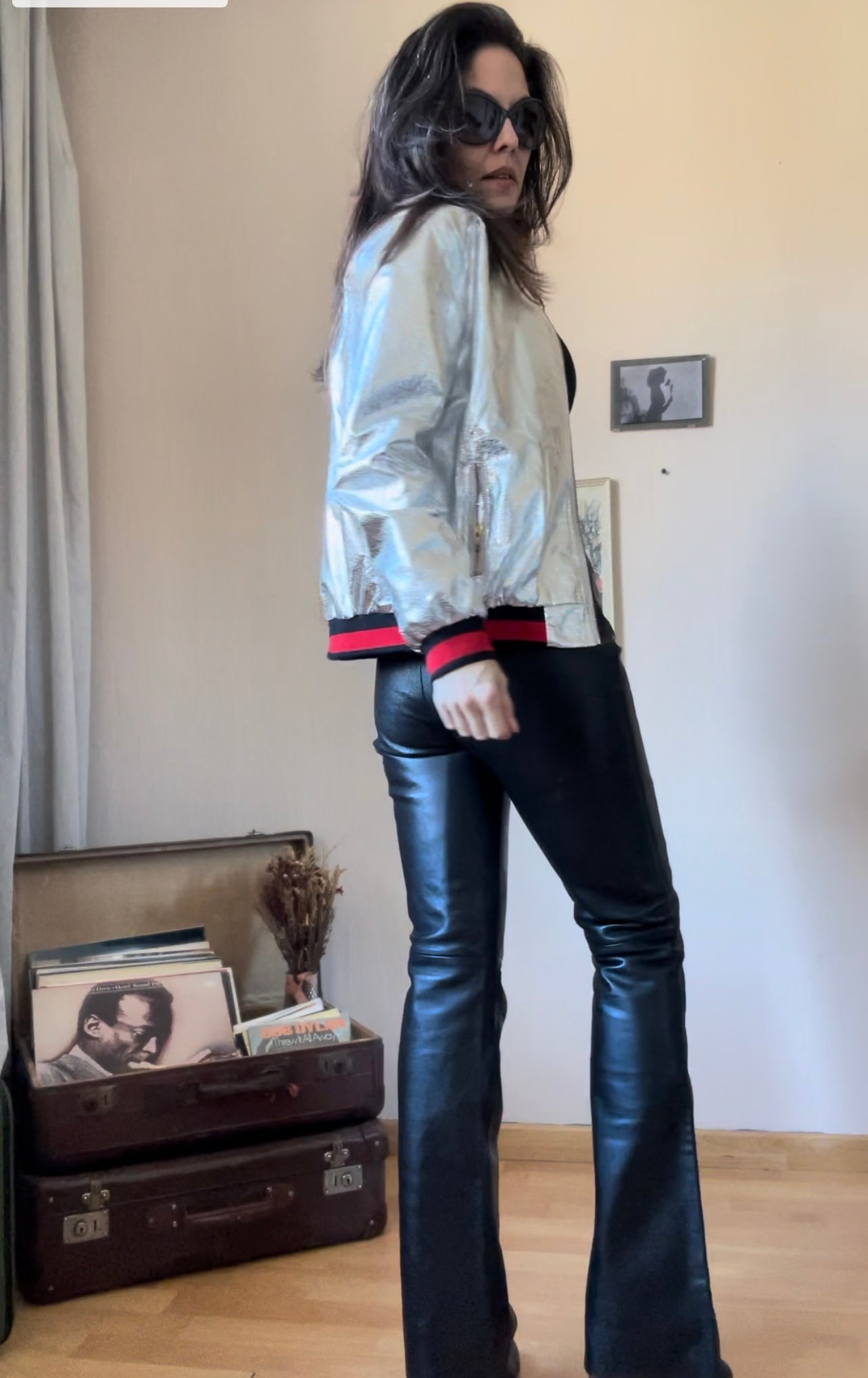 Vintage leather pants