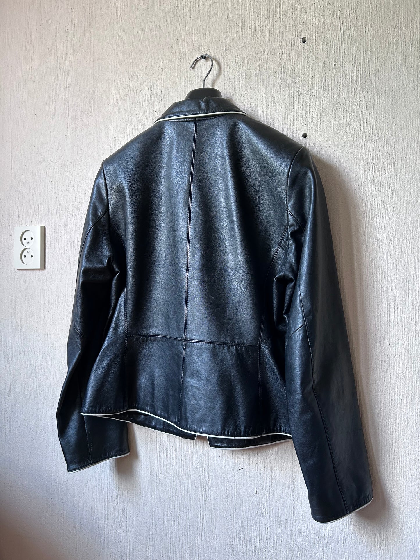 Vintage leather blazer