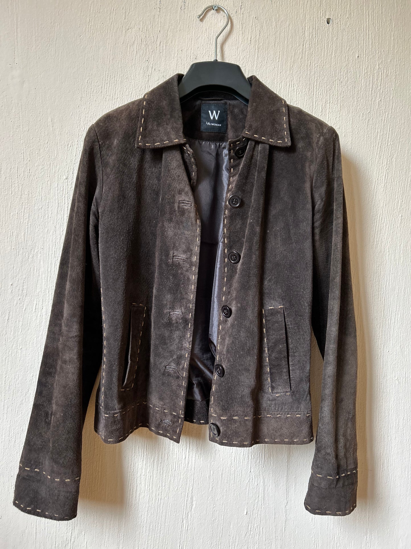 Vintage brown suede jacket