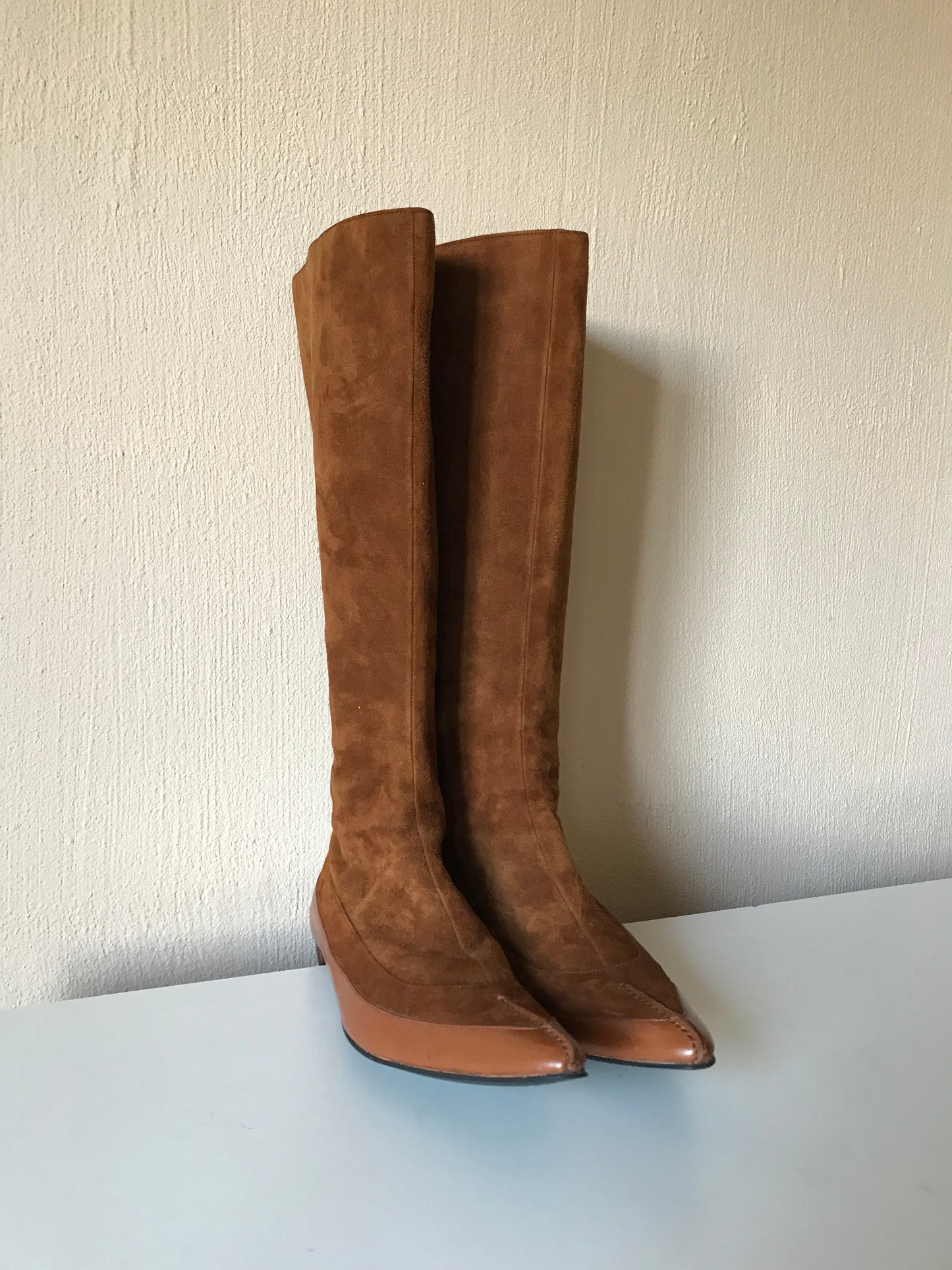 Vintage suede boots