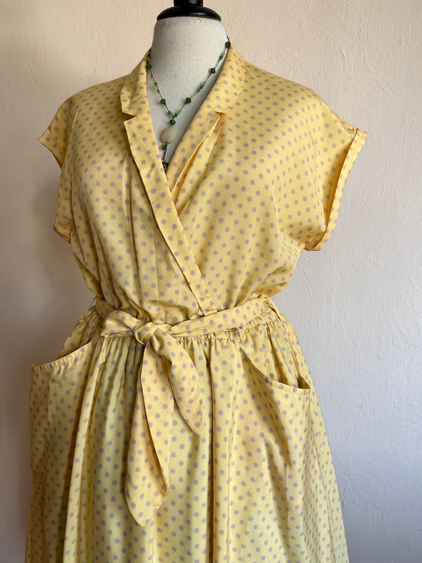 Tie belt 50s classic dress